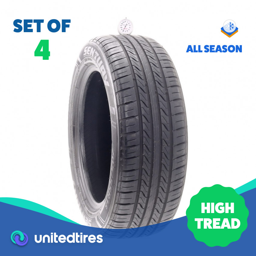 Set of (4) Used 205/55R16 Sentury Touring 91H – 8-9/32 (W08H)
