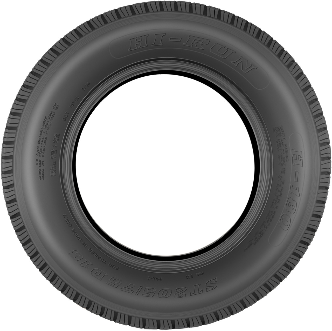 Hi Run H180 Trailer Tires ST205/75D15/6-5L