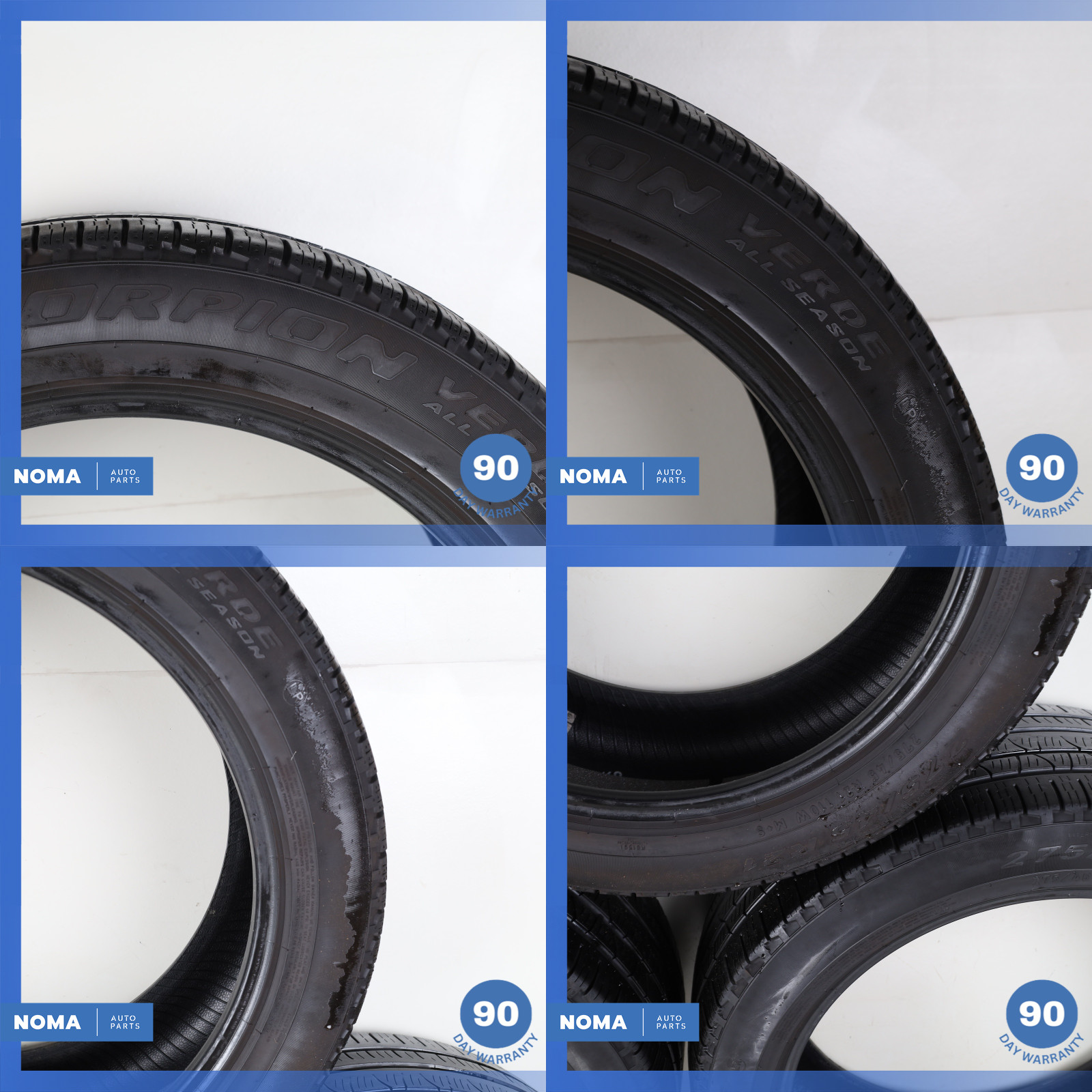 275/45R21 Pirelli Scorpion Verde AS LR 275 45 21′ 110W DOT: 4321 Tires