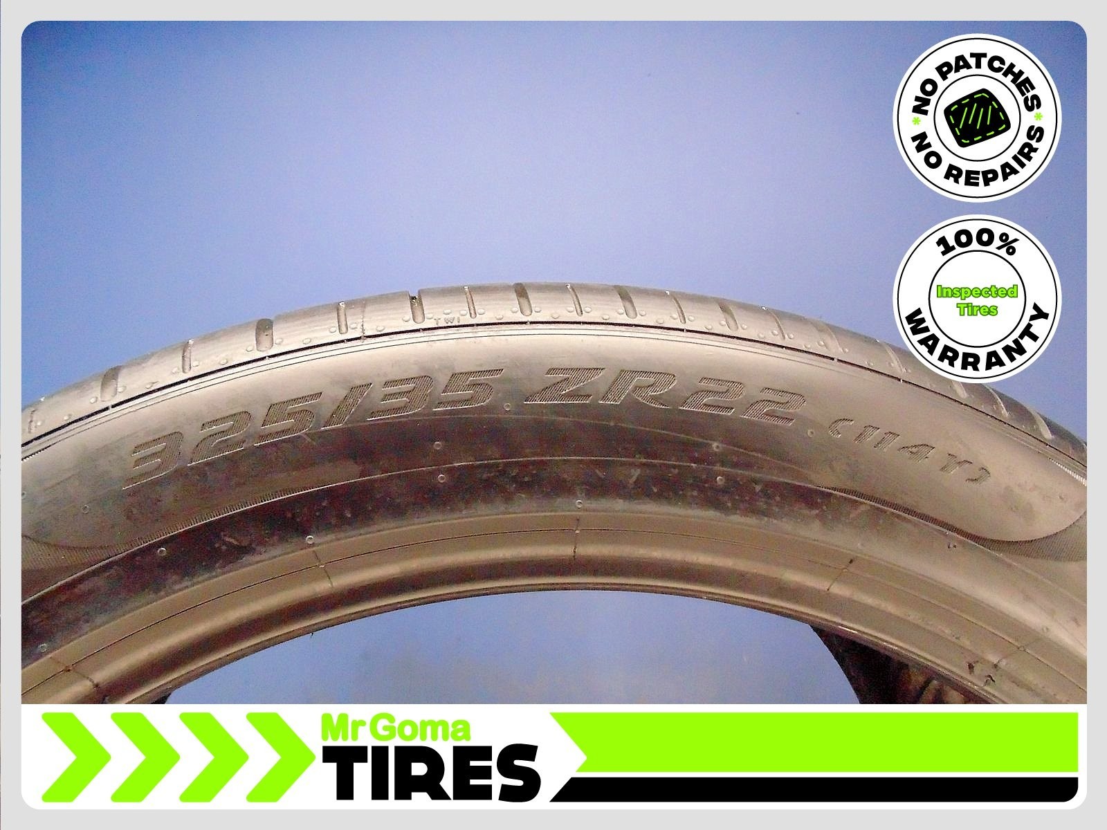 1 PIRELLI P ZERO TM PZ4 L XL 325/35ZR22 USED TIRE 7.6/32 TREAD 114Y LAMBORGHINI