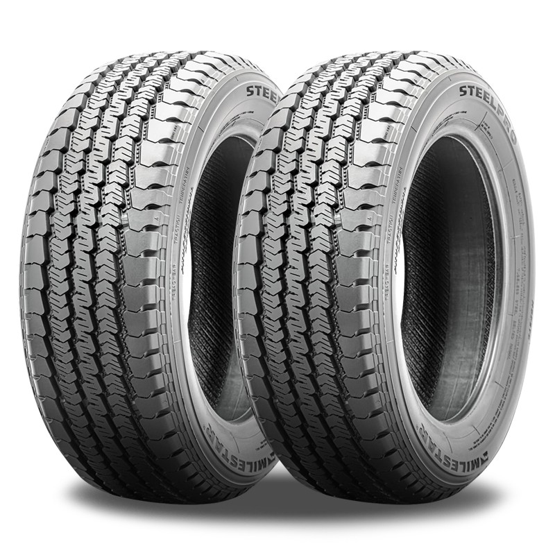 2 Milestar STEELPRO MS597S 205/65R15C 102/100S Commerical Van Fleet 6 PLY Tires