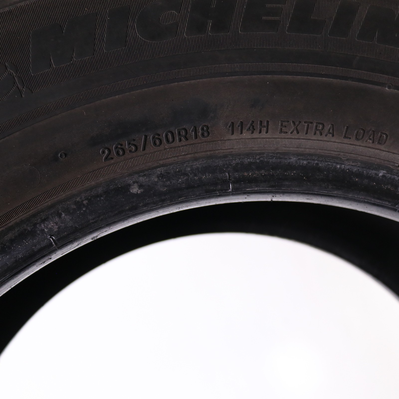 Set of 2 Used 265/60R18 Michelin X LT A/S 2 – 114H – 10-10.5/32