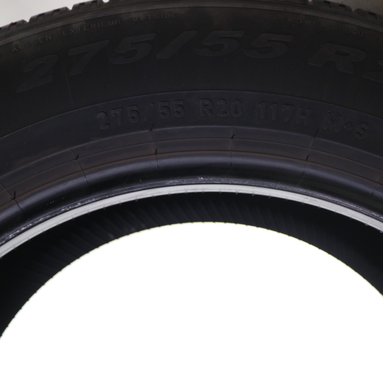 Set of 2 Used 275/55R20 Pirelli Scorpion AS Plus 3 – 117H – 6.5-7/32 No Repairs