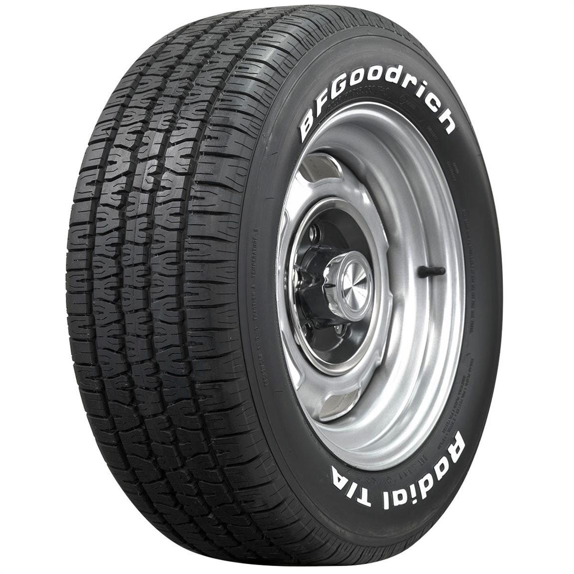 BF Goodrich 24740 Radial T/A Tire, White Letter, 205/60R13
