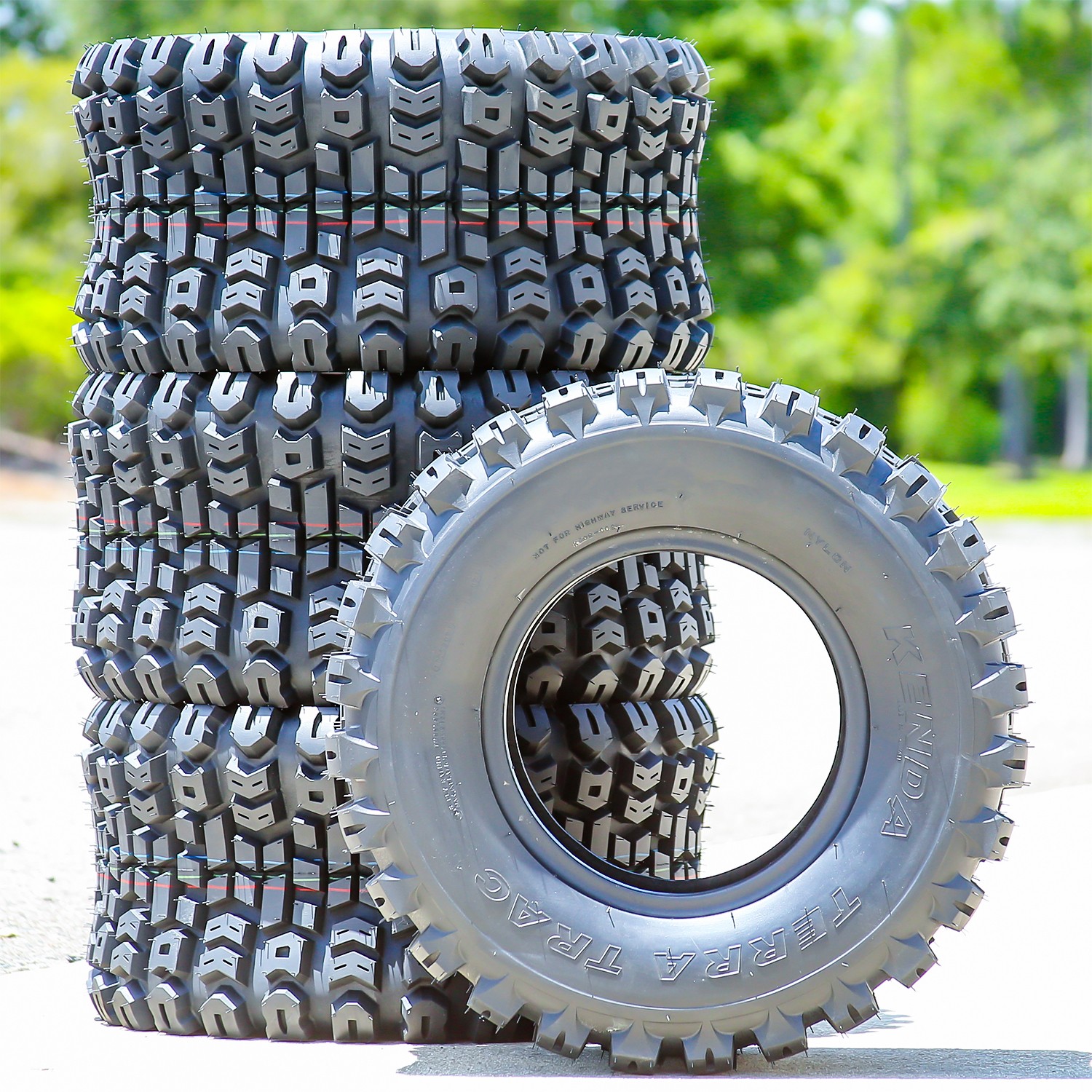 2 Tires Kenda K502 Terra Trac 25×10.00-12 25×10-12 25x10x12 4 Ply AT A/T ATV UTV