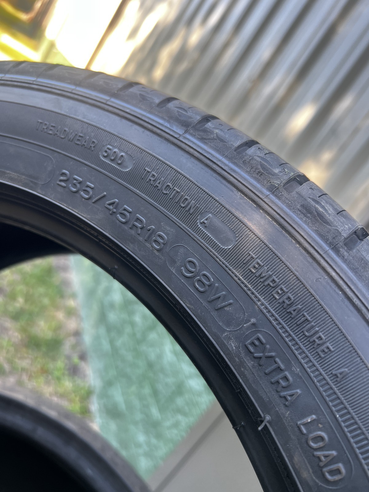 Set Of 2 New Michelin Primacy MXM4 T1 Acoustic 235/45R18 98W DOT.3525 8.5/32
