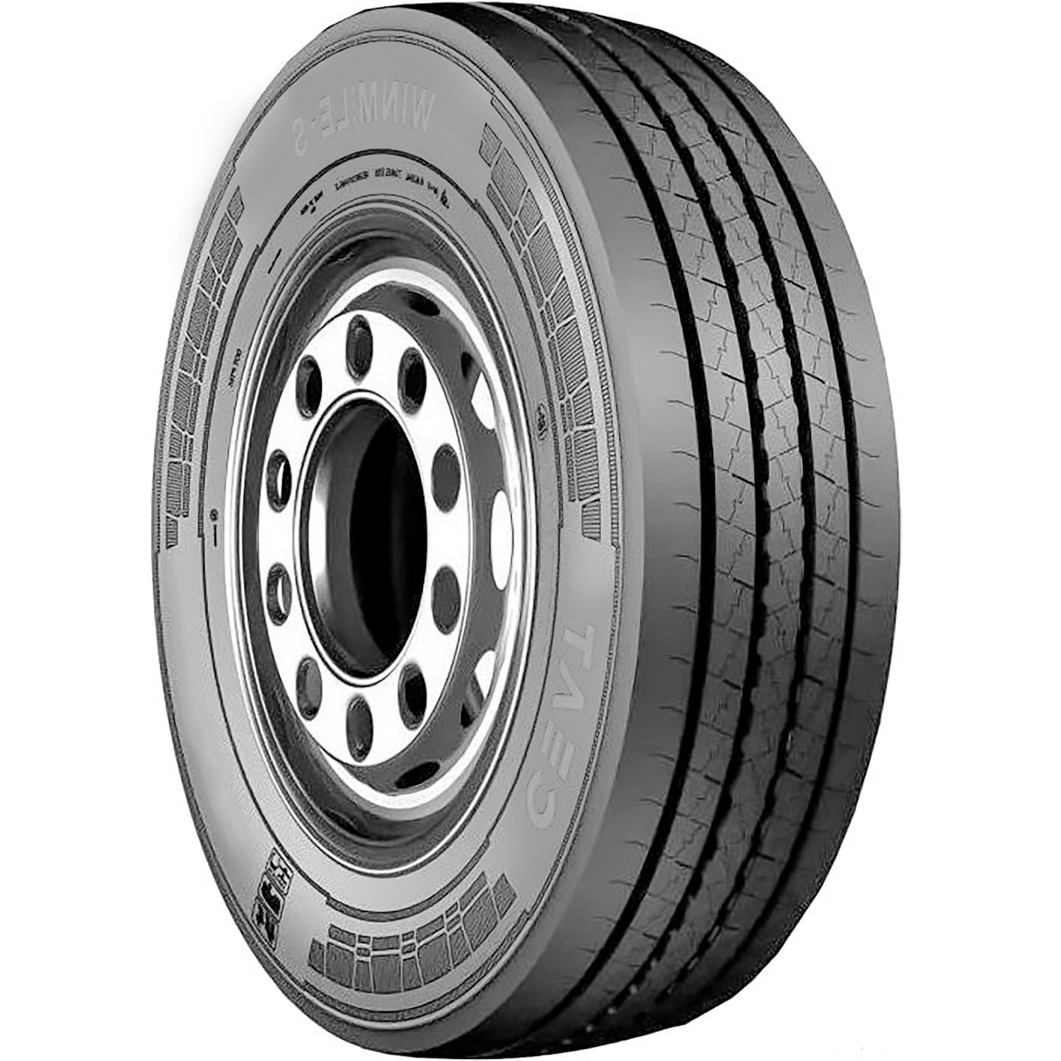 4 Ceat Winmile-S 255/70R22.5 140/137M H 16 Ply Steer Commercial Tires