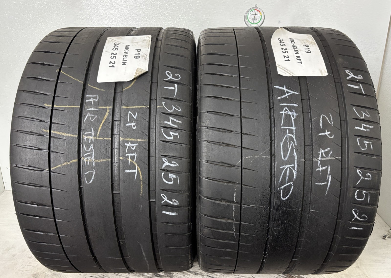 NO SHIPPING ONLY LOCAL PICK UP 2 Tires 345 25 21 Michelin Pilot Sport 4 S ZP