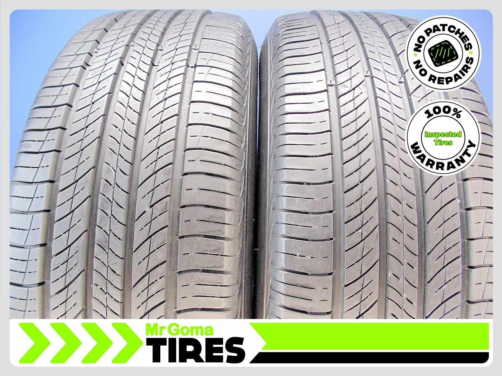 2 HANKOOK DYNAPRO HP2 KONTROL 235/65R17 USED TIRES 7.5/32 TREAD NO PATCH 2356517