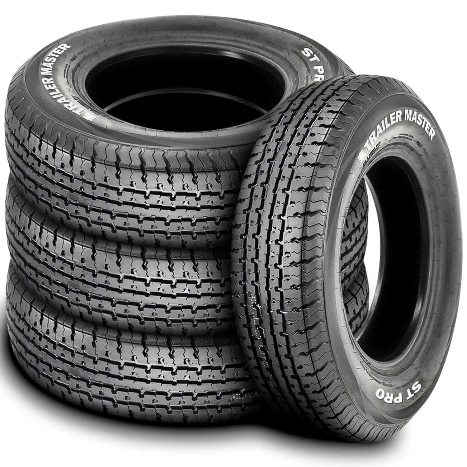 Tire Trailer Master ST PRO Steel Belted 205/75R15 Load D 8 Ply (RWL) Trailer