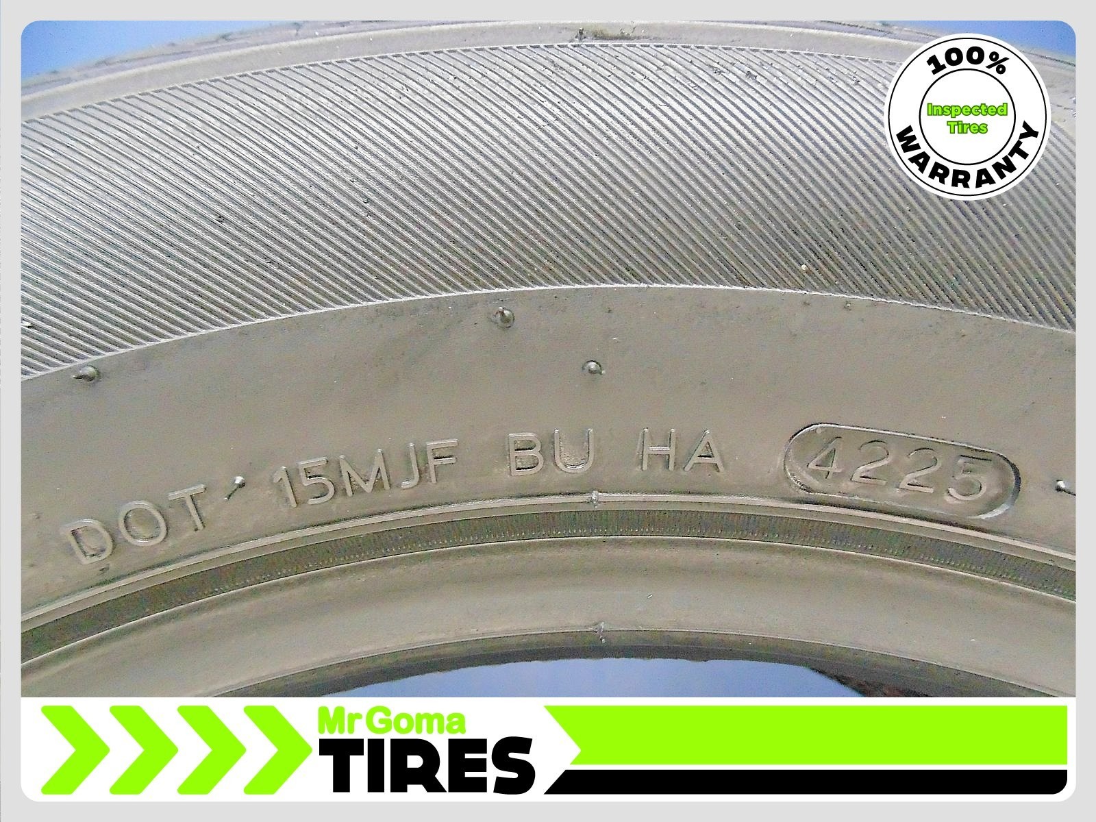 2 HANKOOK DYNAPRO HP2 KONTROL 225/60R17 USED TIRES 7.3/32 TREAD 99H 2256017