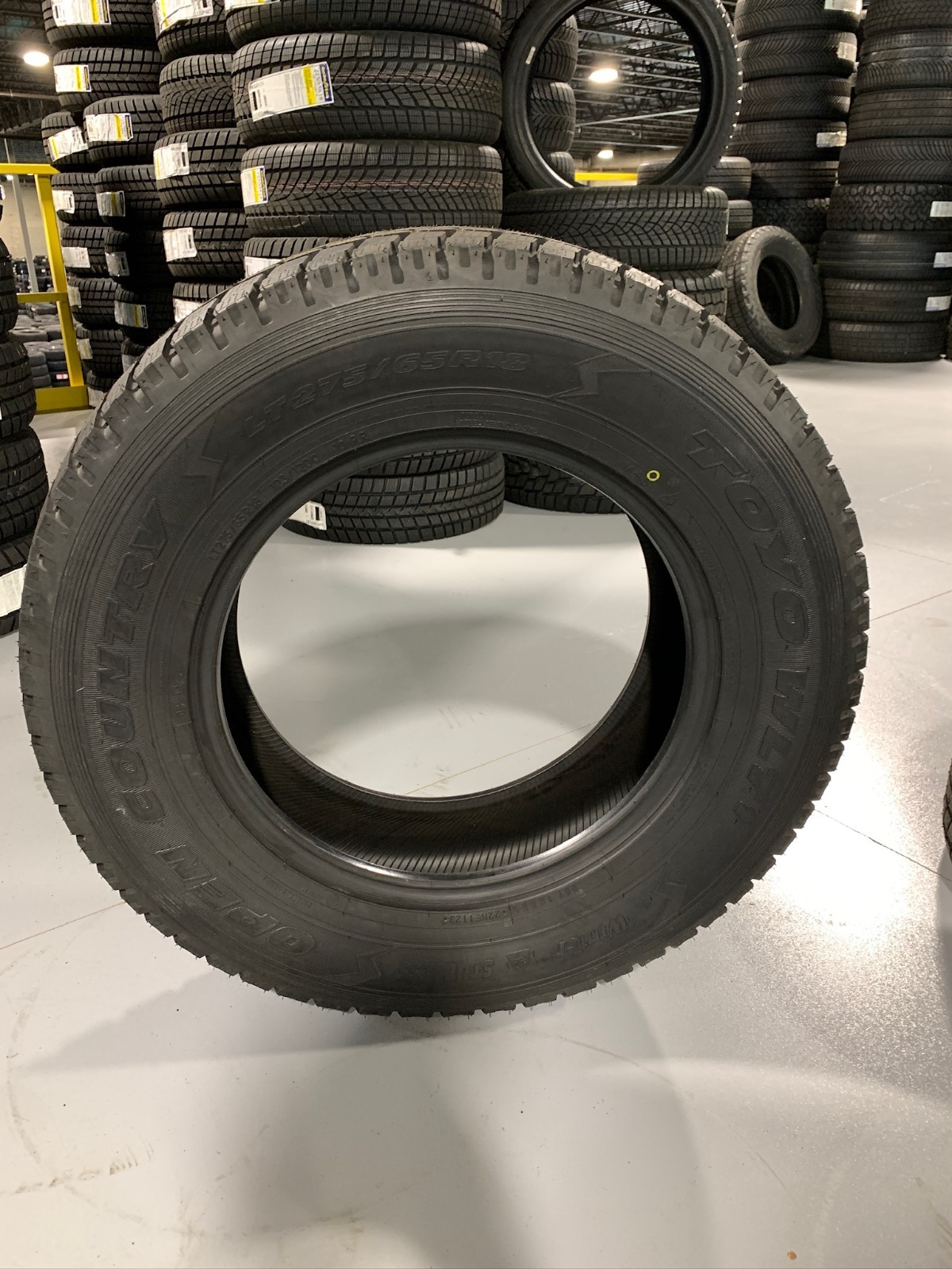 1 Aged LT 275 65 18 LRE 10 Ply Toyo Open Country Winter WLT1 Snow Tire