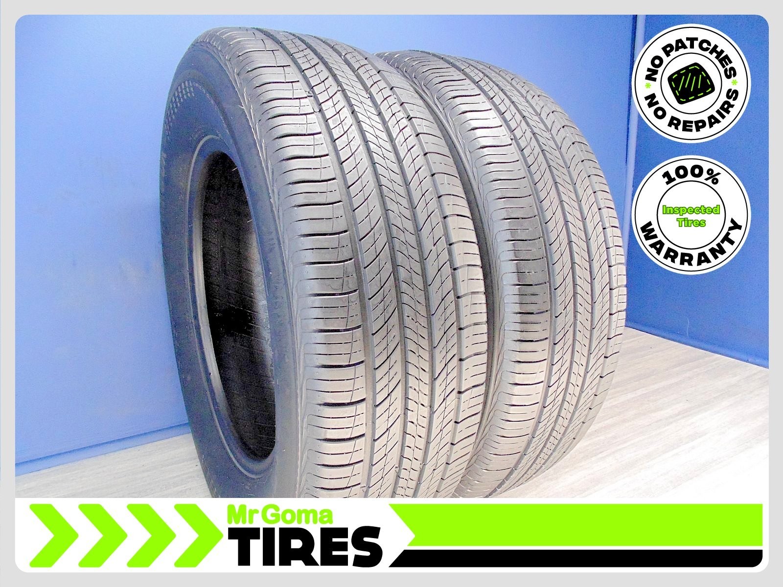 2 HANKOOK DYNAPRO HP2 KONTROL 235/65R17 USED TIRES 7.5/32 TREAD NO PATCH 2356517