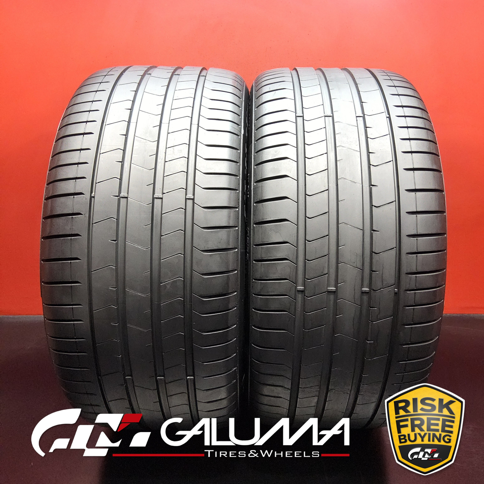 Set of 2 Tires LikeNEW Pirelli P Zero PZ4 Run Flat R21 315/35/21 3153521 #87172