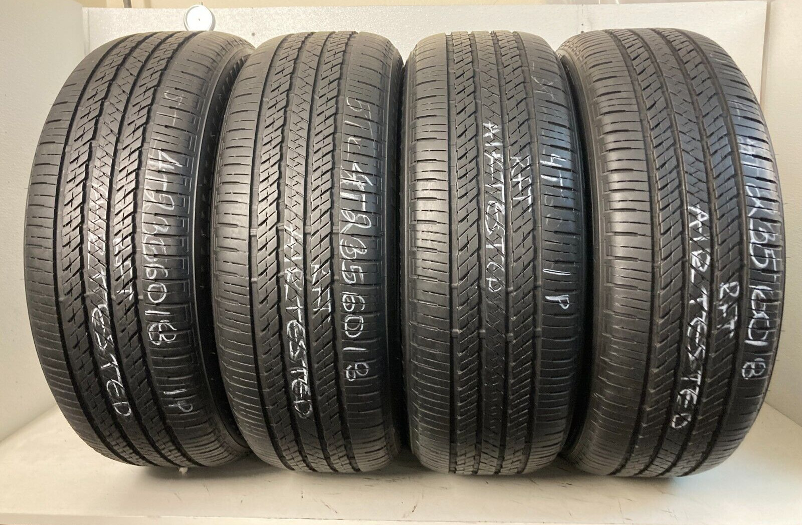 4 Tires 235 60 18 BRIDGESTONE ALENZA A/S 02 RFT (6.0-7.9/32=75-99% Tread) 103H