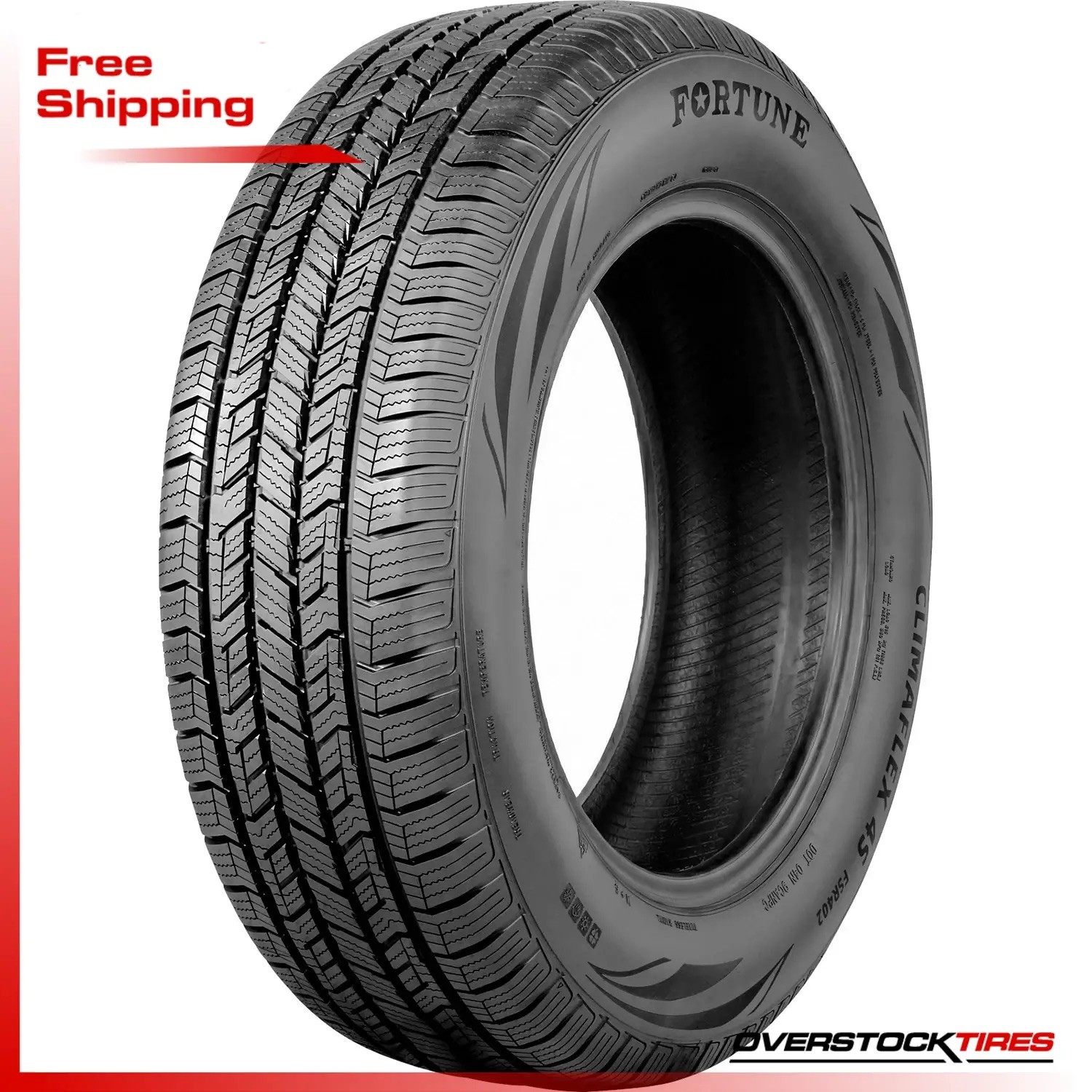 1 NEW 225/60R18 Fortune Climaflex 4S FSR402 104H (DOT:3025) Tire 225 60 R18