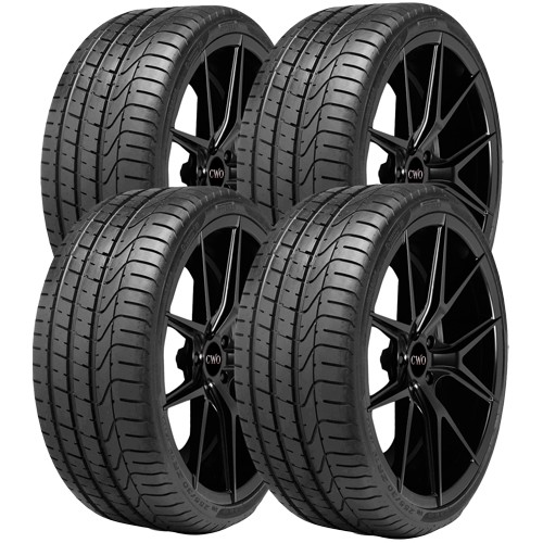 (QTY 4) 245/45ZR20 Pirelli P-Zero 103Y XL Black Wall Tires