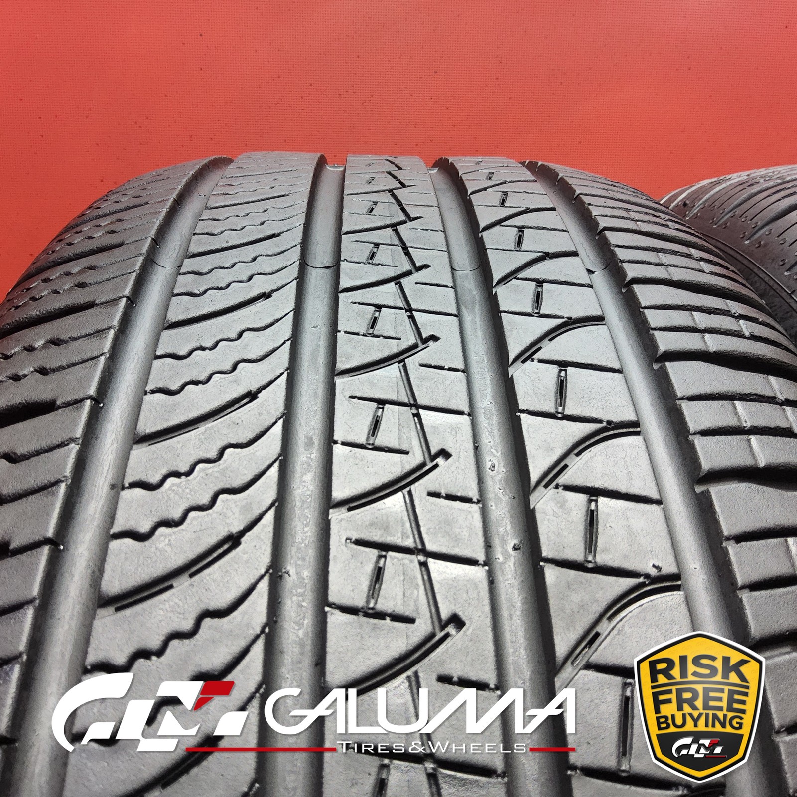 2 Tires LikeNEW Pirelli Scorpion Zero A/S (ELECT) RFT 235/50R19 No Repairs 96068