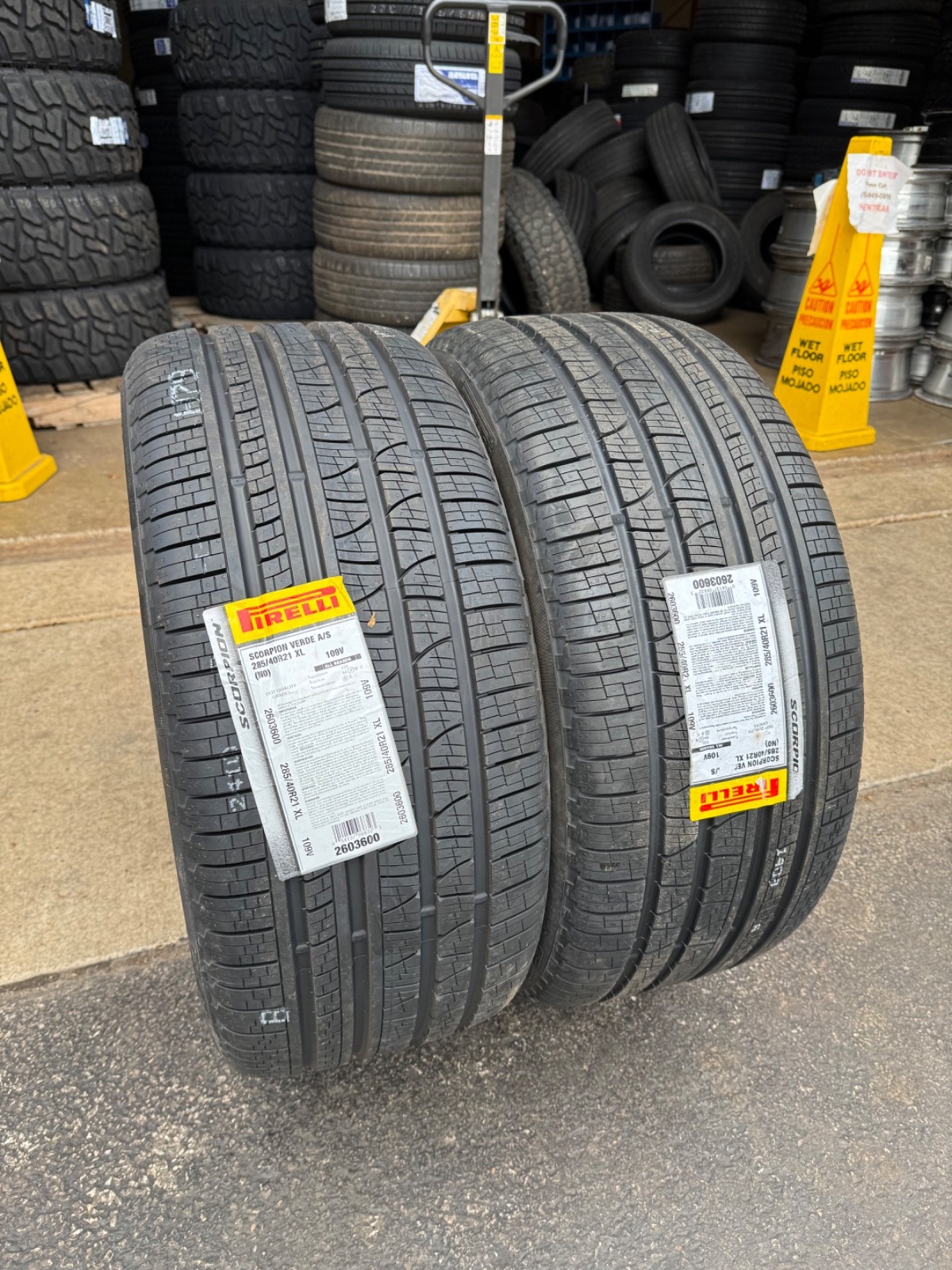 2–Pirelli Scorpion Verde AS 285/40R21 Tire