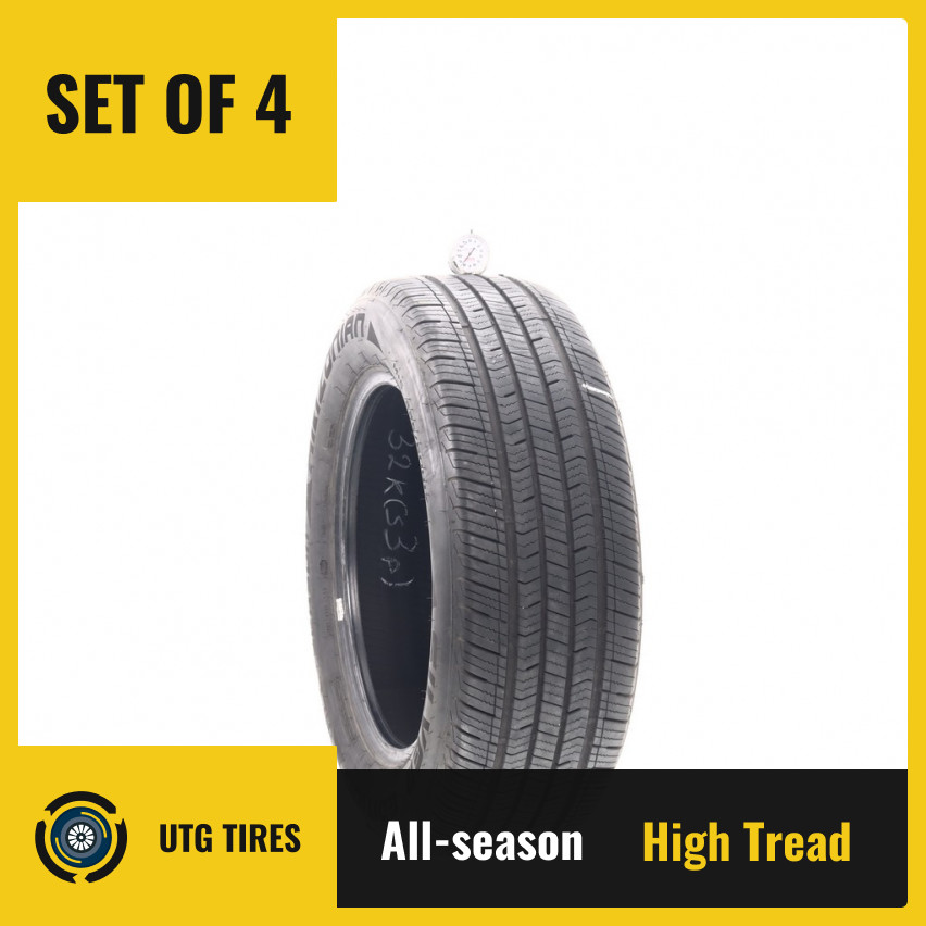 Set of (4) Used 225/60R17 Arizonian Silver Edition 99H – 8.5-10/32