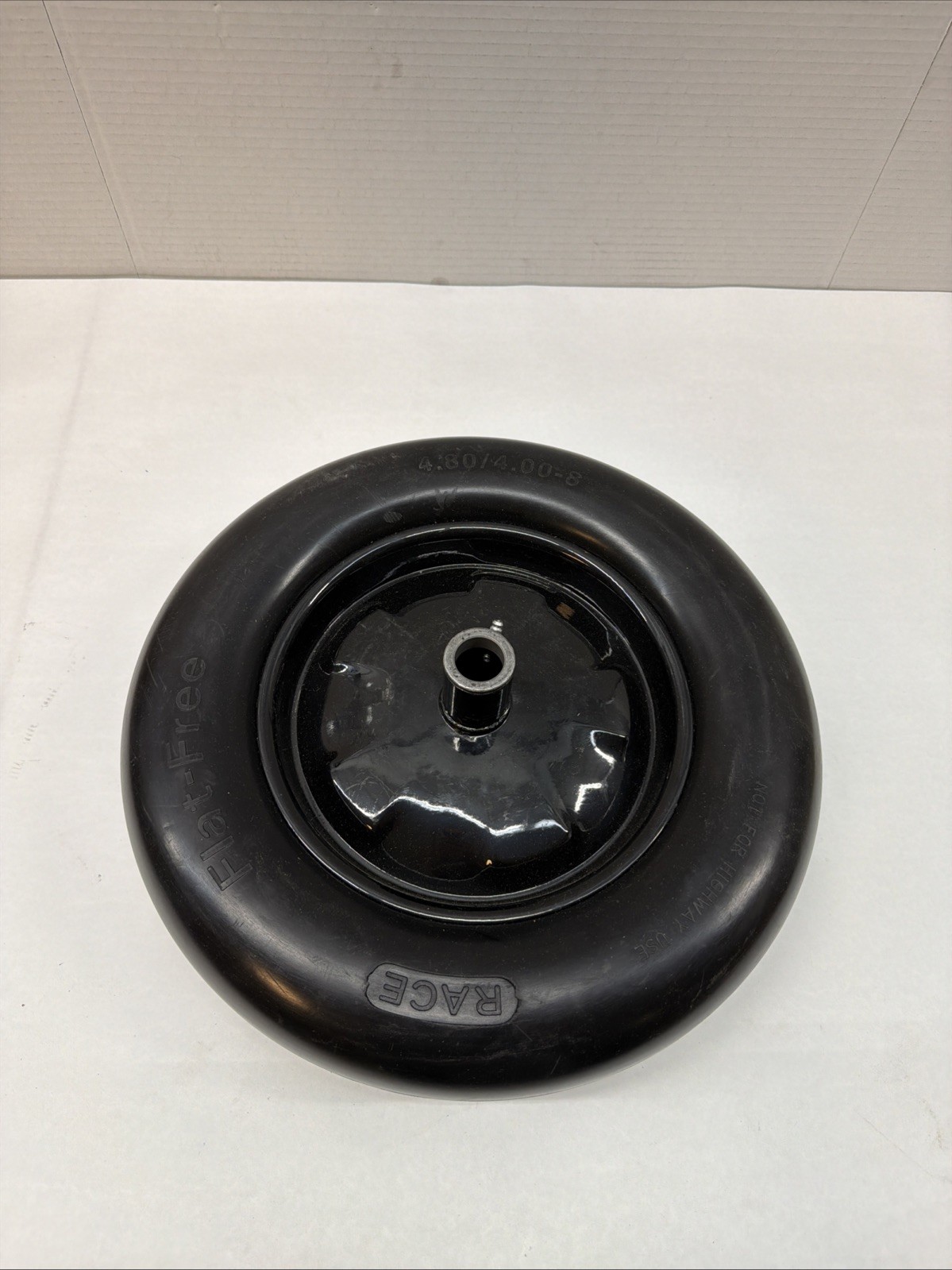Hi-Run Wheel Barrow Smooth Flat Free 4.80/4.00-8 B/4PLY (1 Tires)