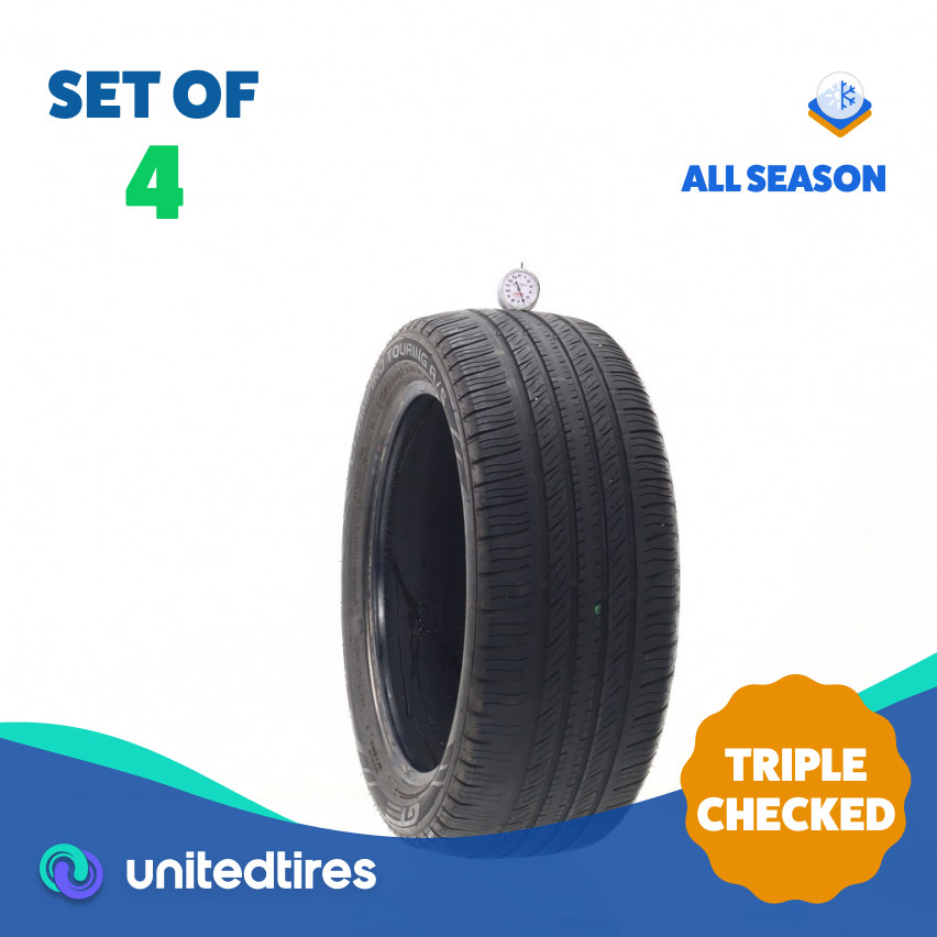 Set of (4) Used 215/50R17 GT Radial Champiro Touring AS 95V – 6-8/32 (18822)