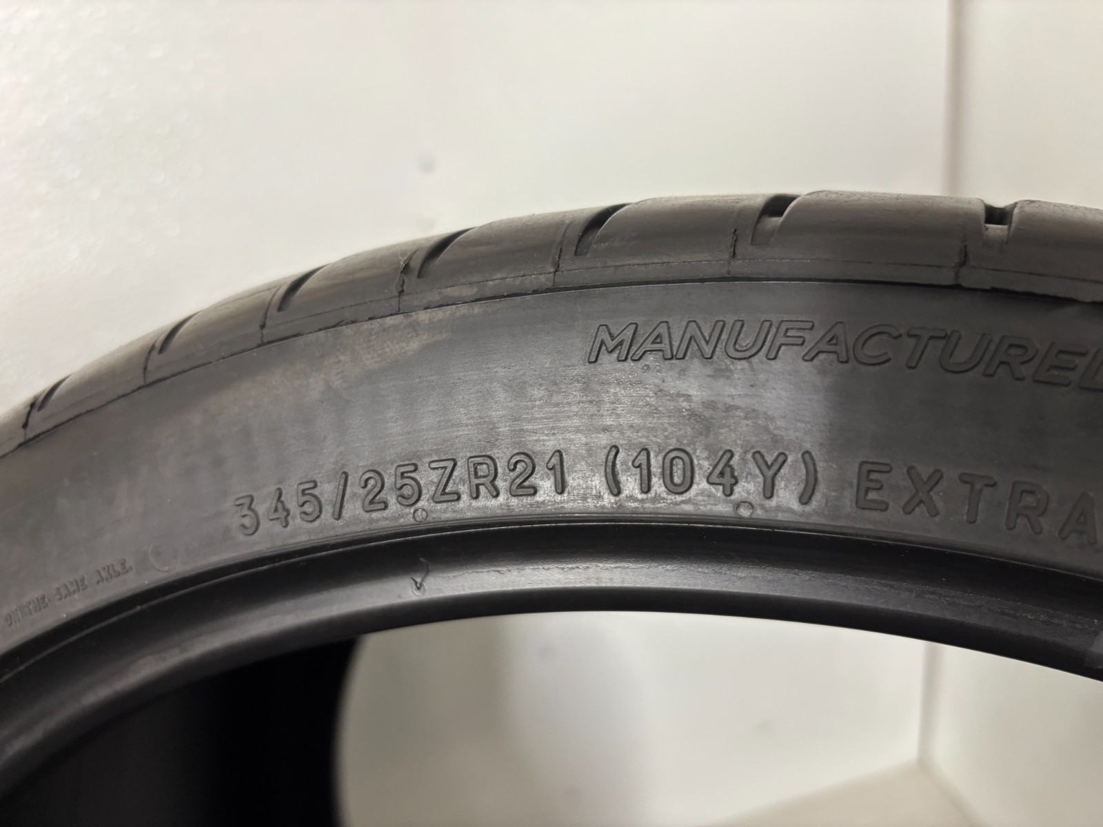 NO SHIPPING ONLY LOCAL PICK UP 2 Tires 345 25 21 Michelin Pilot Sport 4 S ZP RFT