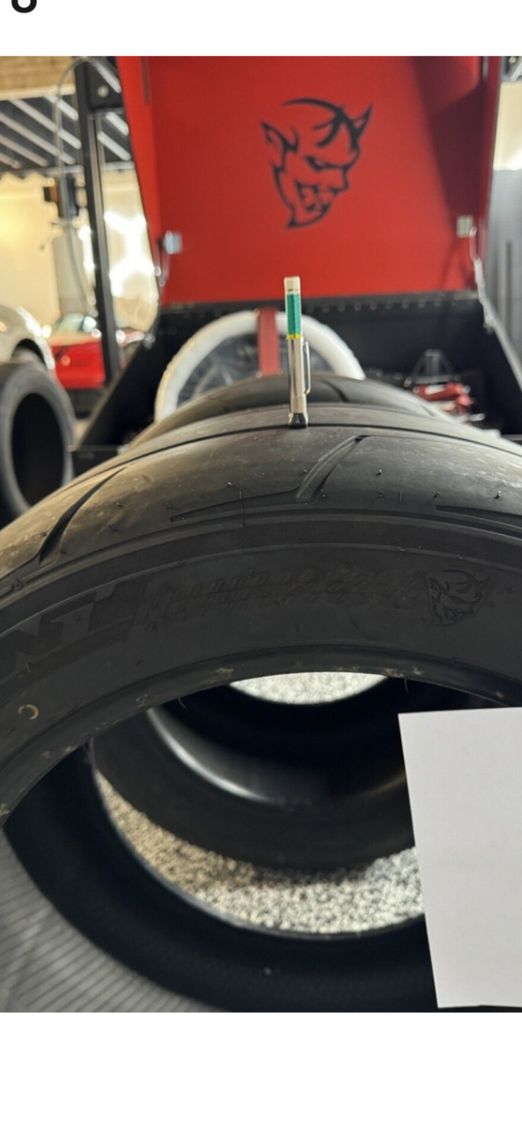 2018 OEM Dodge Challenger Demon Nitto NT05R 315/40R18 drag tires