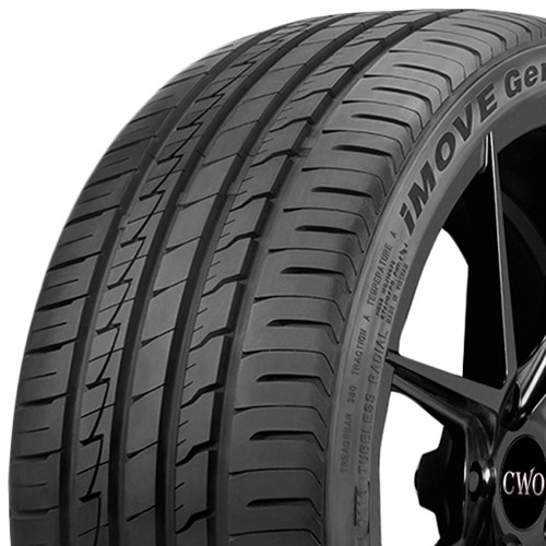 (QTY 2) 235/45ZR18 Ironman iMove Gen 2 AS 94W SL Black Wall Tires