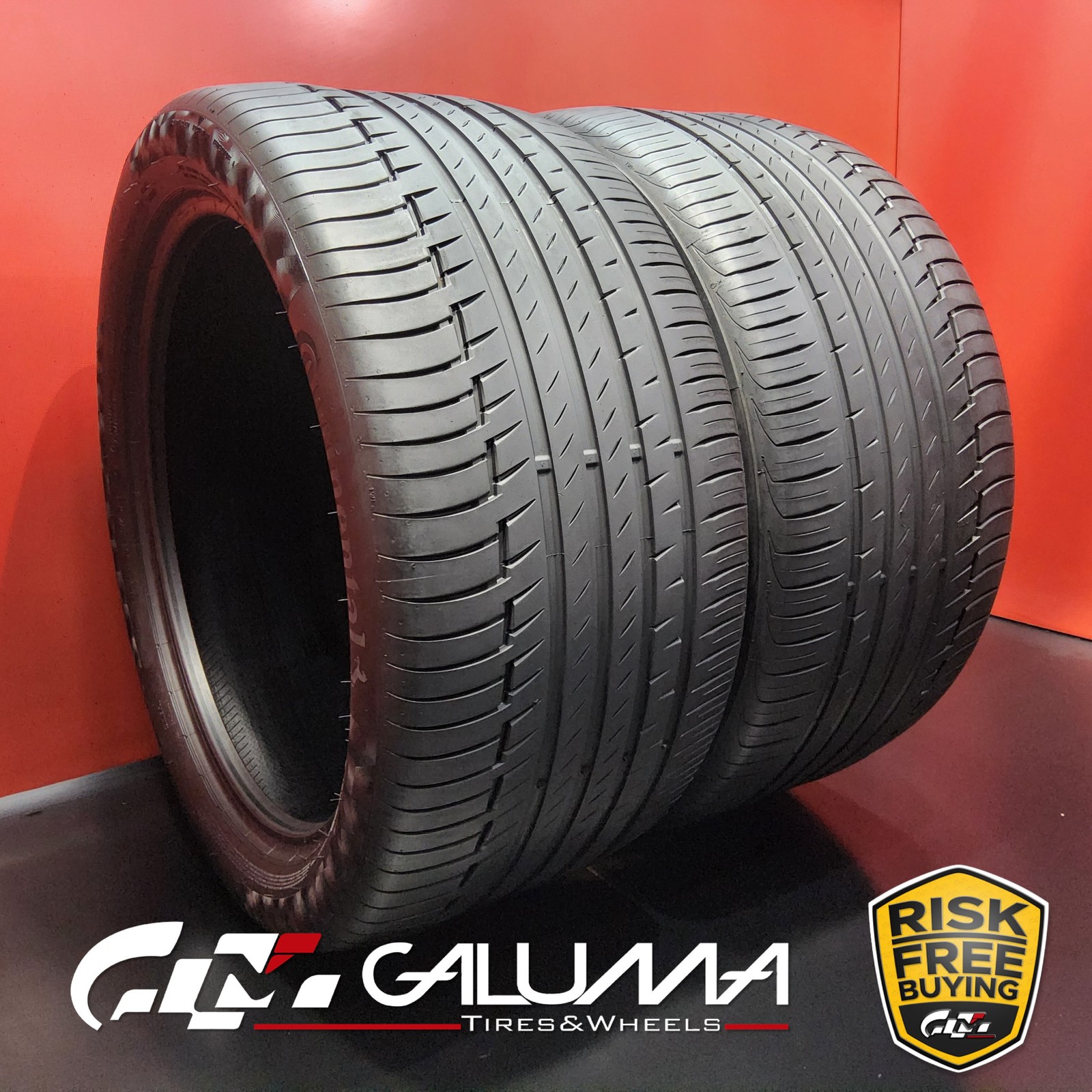 2 Tires Continental PremiumContact 6 ★ SSR Run Flat XL 315/35R21 No Repair 94551