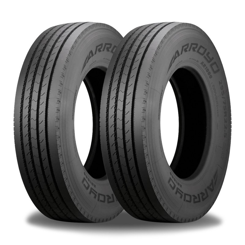 1 Arroyo AR1000 255/70R22.5 140/137M Trailer Tires 16 PLY Load Range H