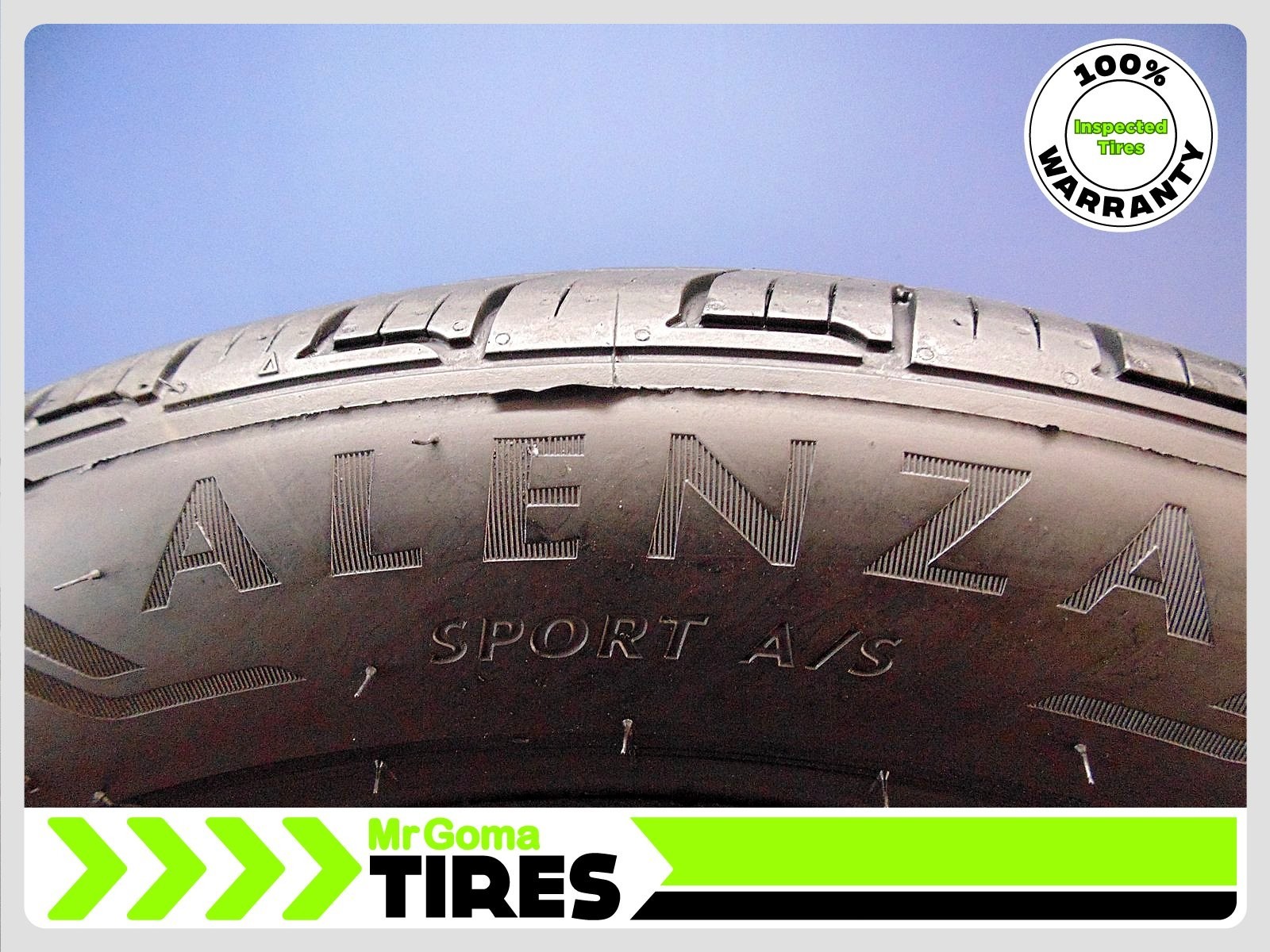 1 Bridgestone Alenza Sport A/S AO XL 235/50R20 104T Tread 7.0/32 2355020