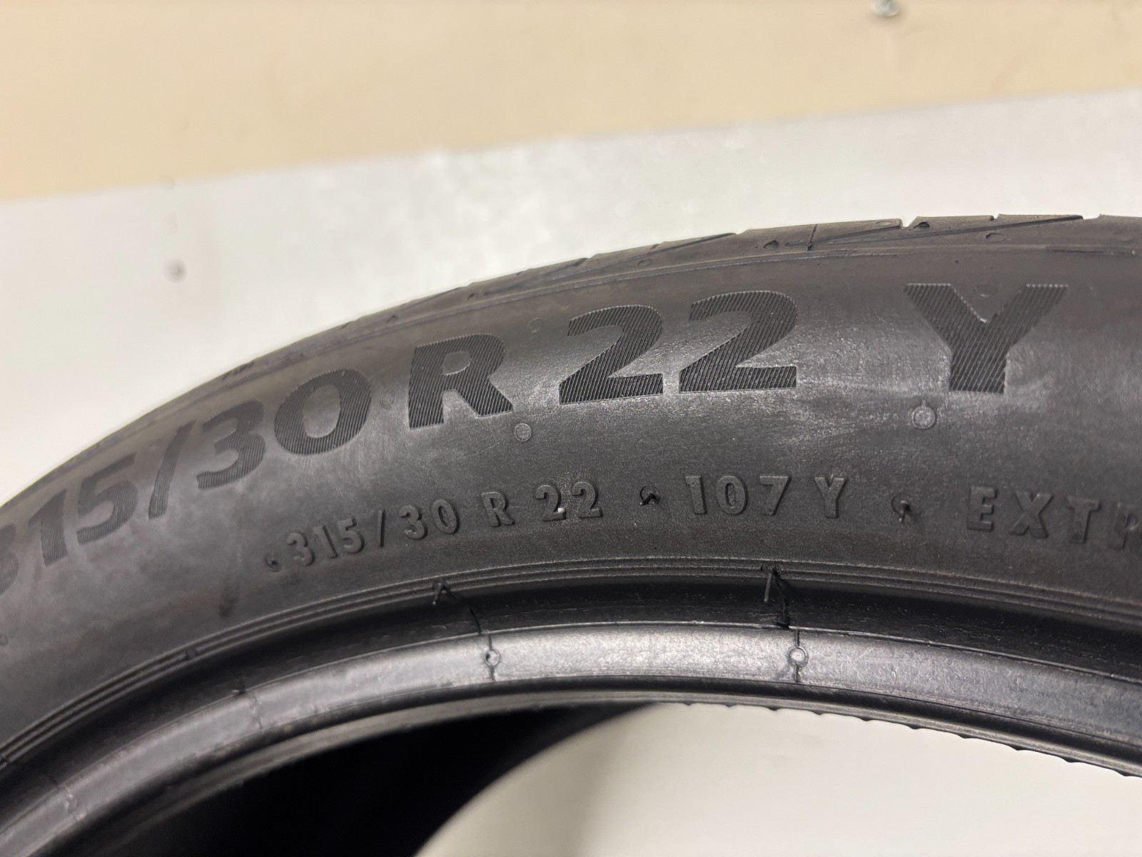 NO SHIPPING ONLY LOCAL PICK UP 2 tires 315 30 22 Continental PremiumContact 6