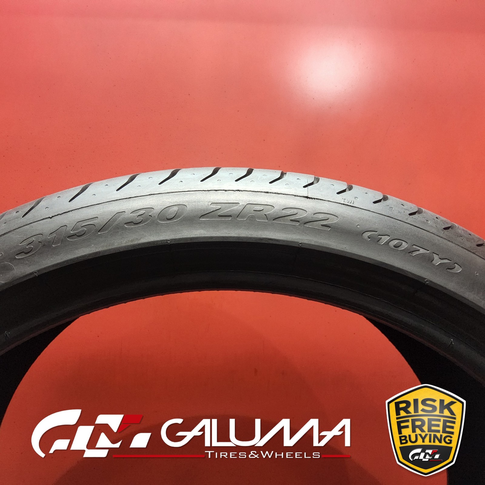 Set of 2 Tires LikeNEW Pirelli P Zero (N0) XL 315/30ZR22 315/30/22 107Y #94861