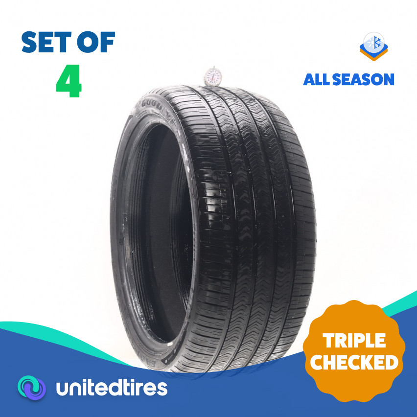 Set of (4) Used 305/35R23 Goodyear Eagle Sport Electric SoundComfort SealTech