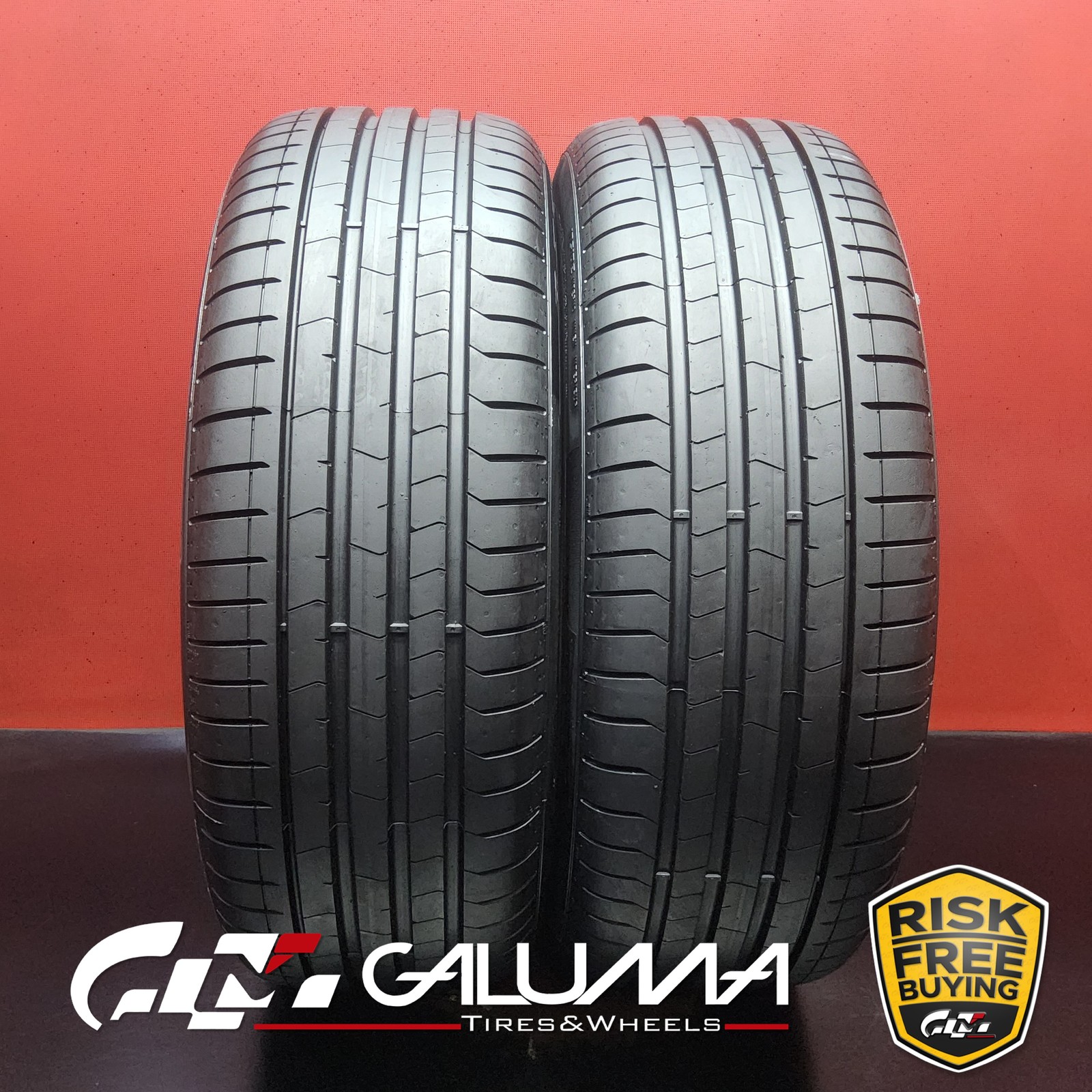 Set of 2 Tires LikeNEW Pirelli P-Zero (PZ4) ★ XL 225/45R19 96Y No Repairs #96177