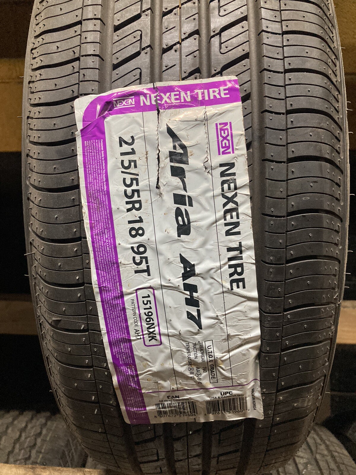 (1) NEW Nexen Aria AH7 All Season Tire 215/55R18 95T (DOT 3518) 215 55 18