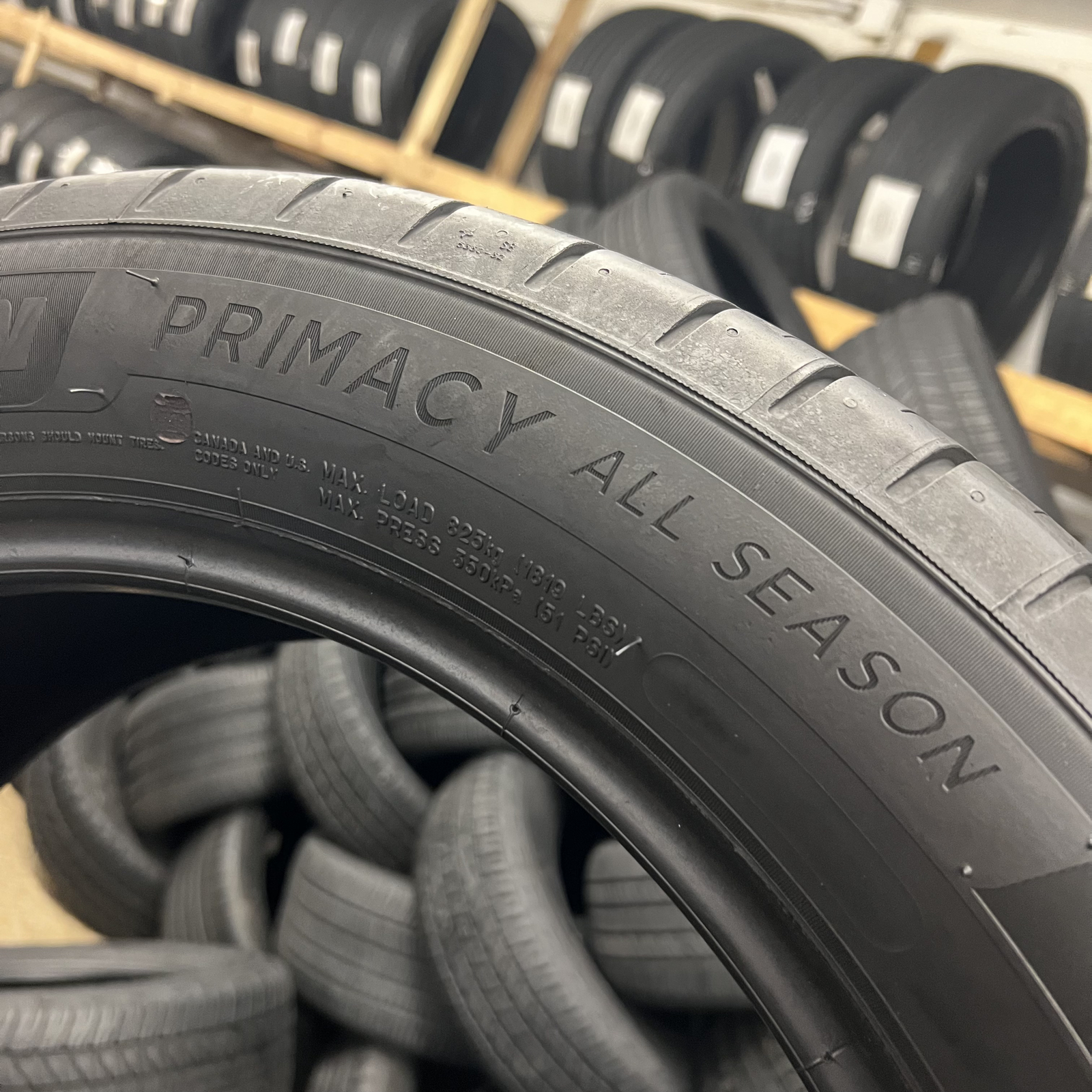 1 Tire LikeNew Michelin Primacy All Season GOE Acoustic 235/55R19 101H DOT.0623