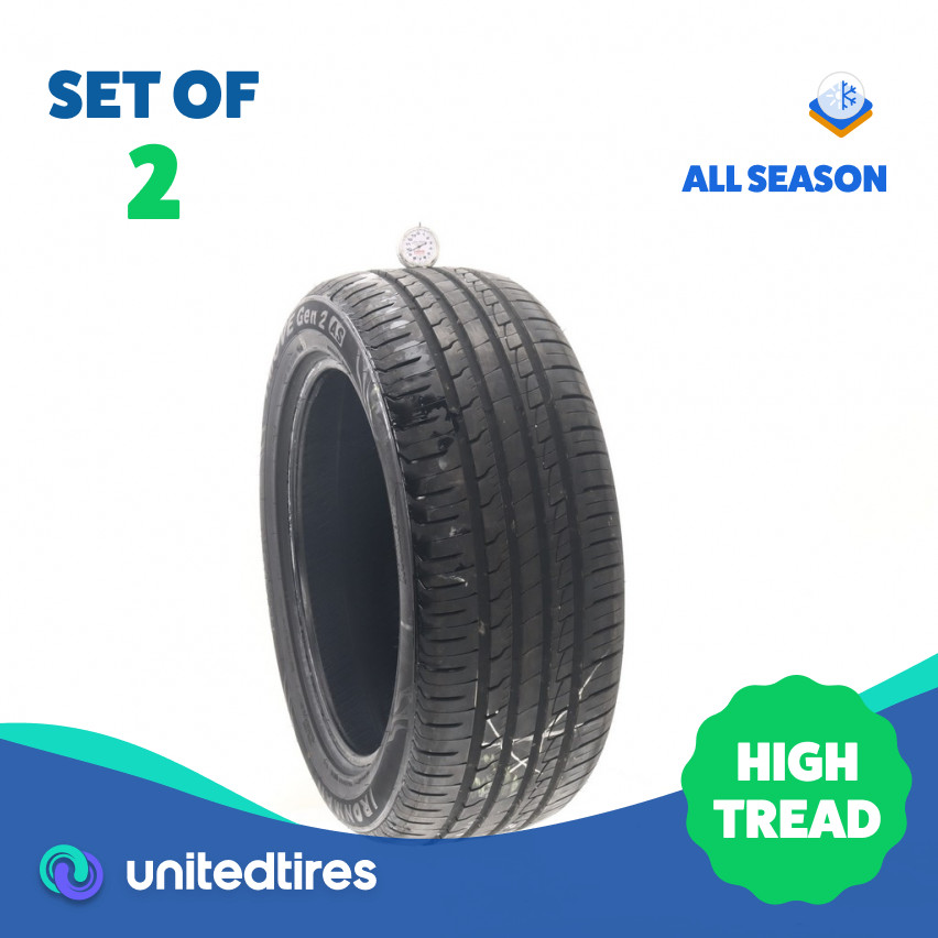 Set of (2) Used 235/50ZR18 Ironman IMove Gen 2 AS 101W – 9.5/32