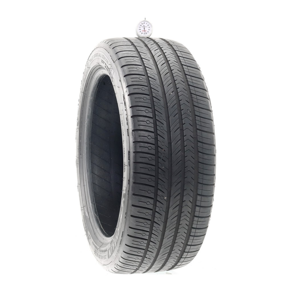 Set of (2) Used 235/45ZR18 Michelin Pilot Sport All Season 4 98Y – 6.5/32