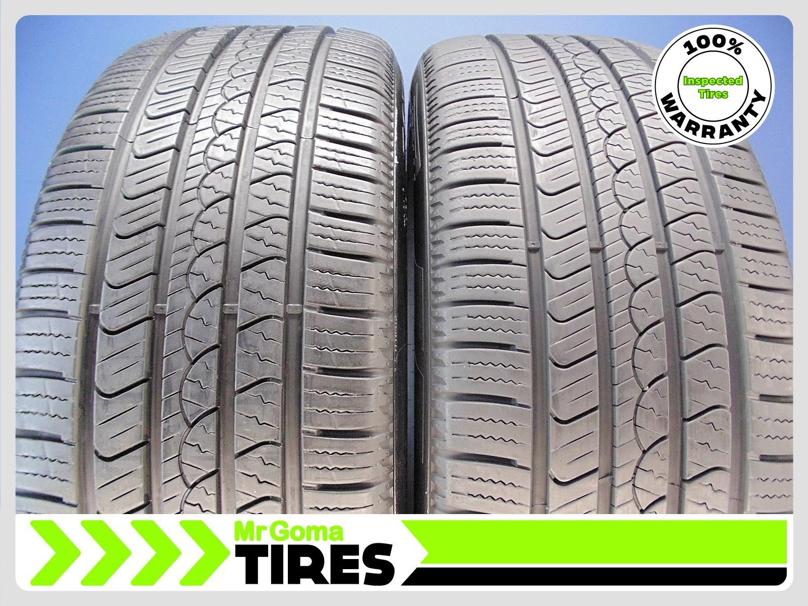 2 PIRELLI SCORPION TM AS PLUS 3 235/55R20 USED TIRES 8.8/32 TREAD 2355520