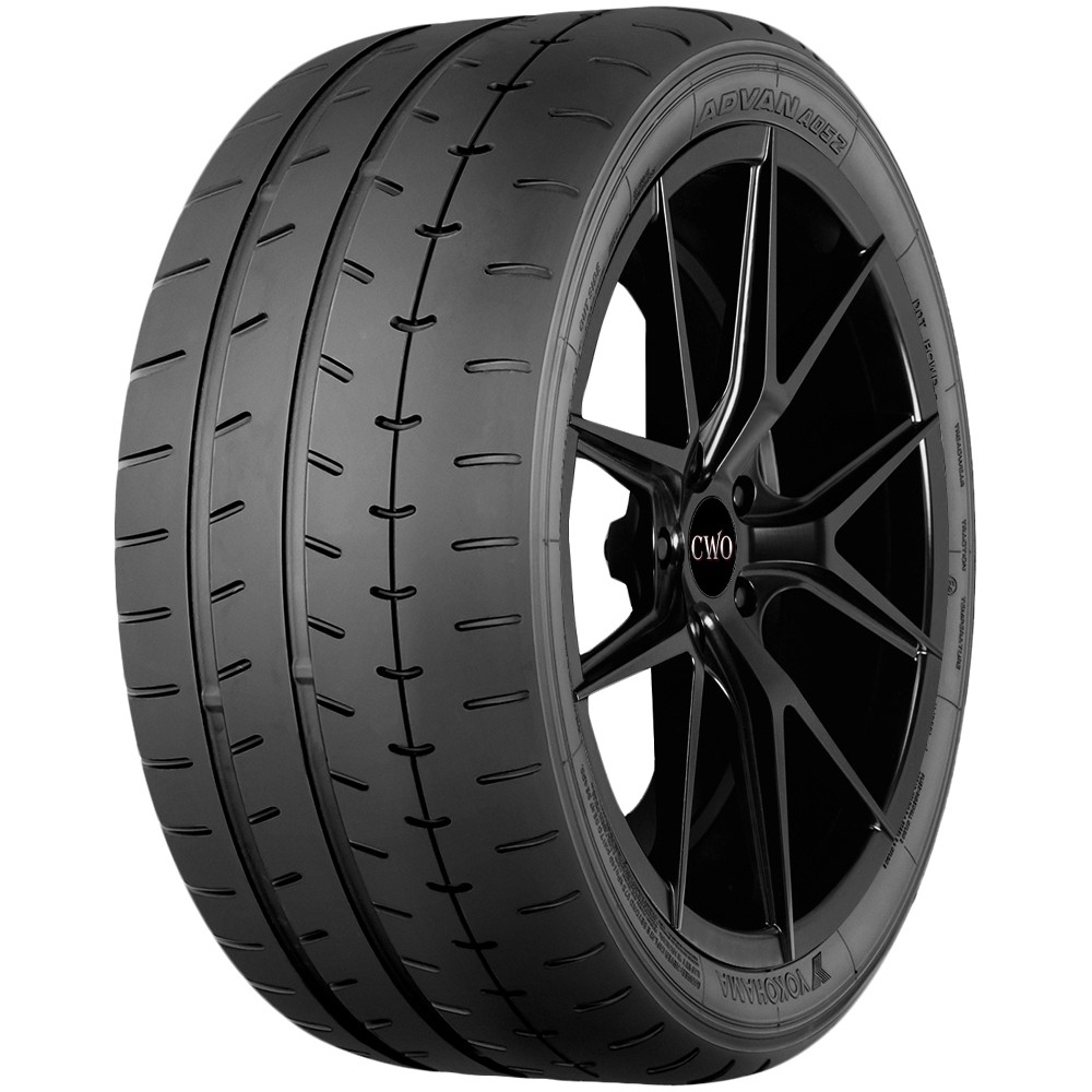 195/50R15 Yokohama Advan A052 86V XL Black Wall Tire