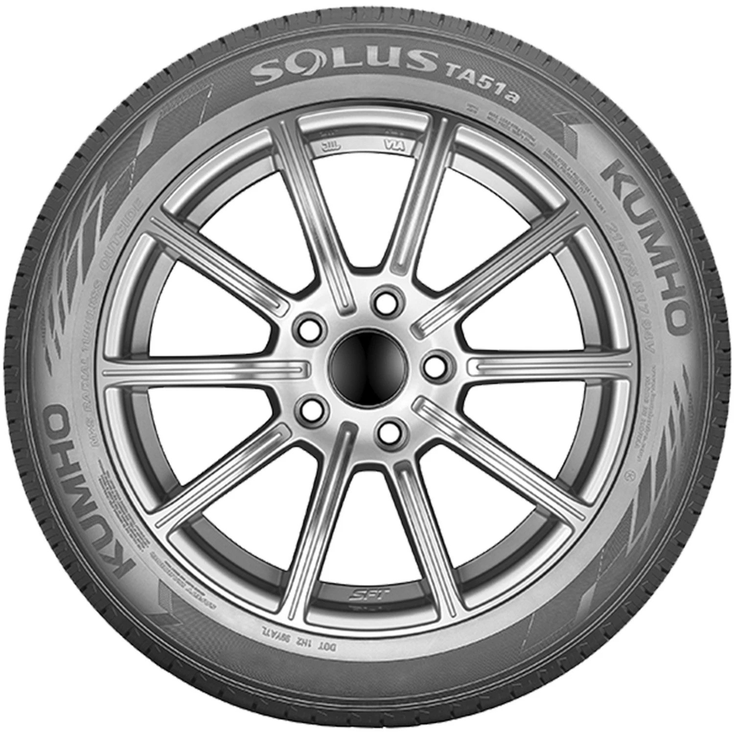 1 NEW 245/40R18 Kumho Solus TA51a 97V (DOT:0124) Tire 245 40 R18