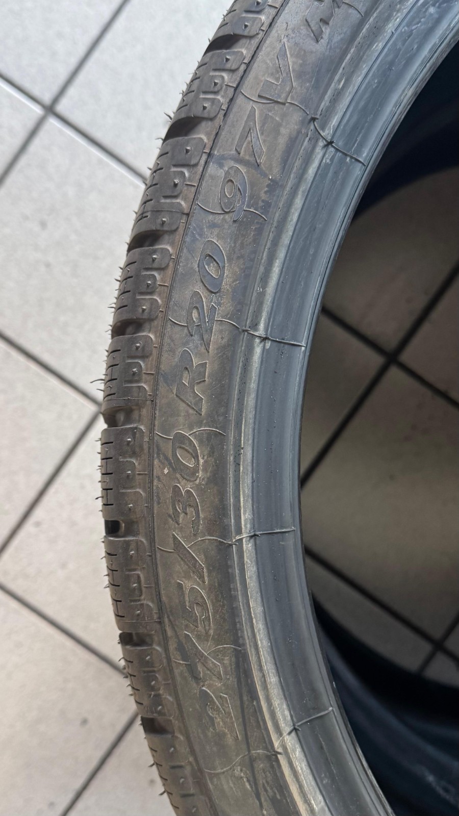 4 Pirelli Winter Tires (Doppio) 275/30R20 + 245/35R20 SUV, Without Label