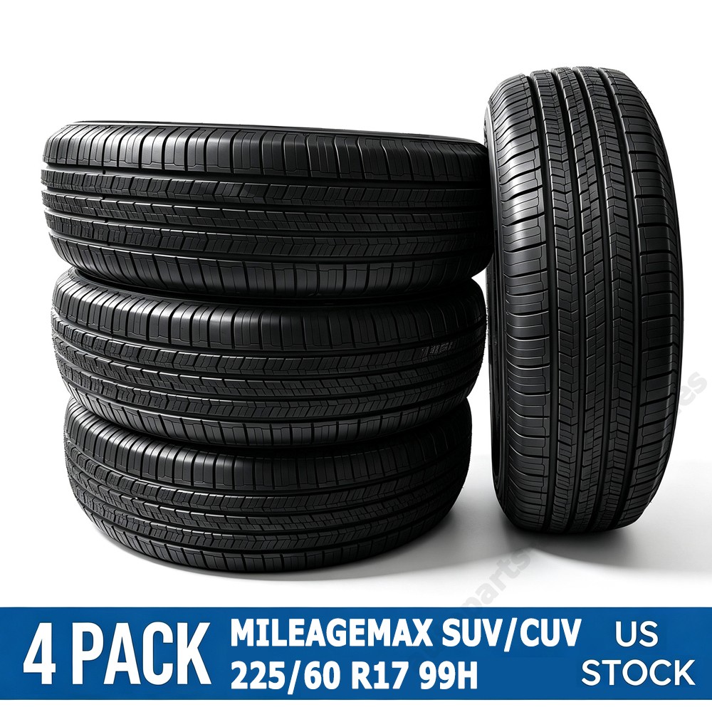 4 Tires 225/60 R17 99H AS A/S All Season Performance MILEAGEMAX SUV/CUV