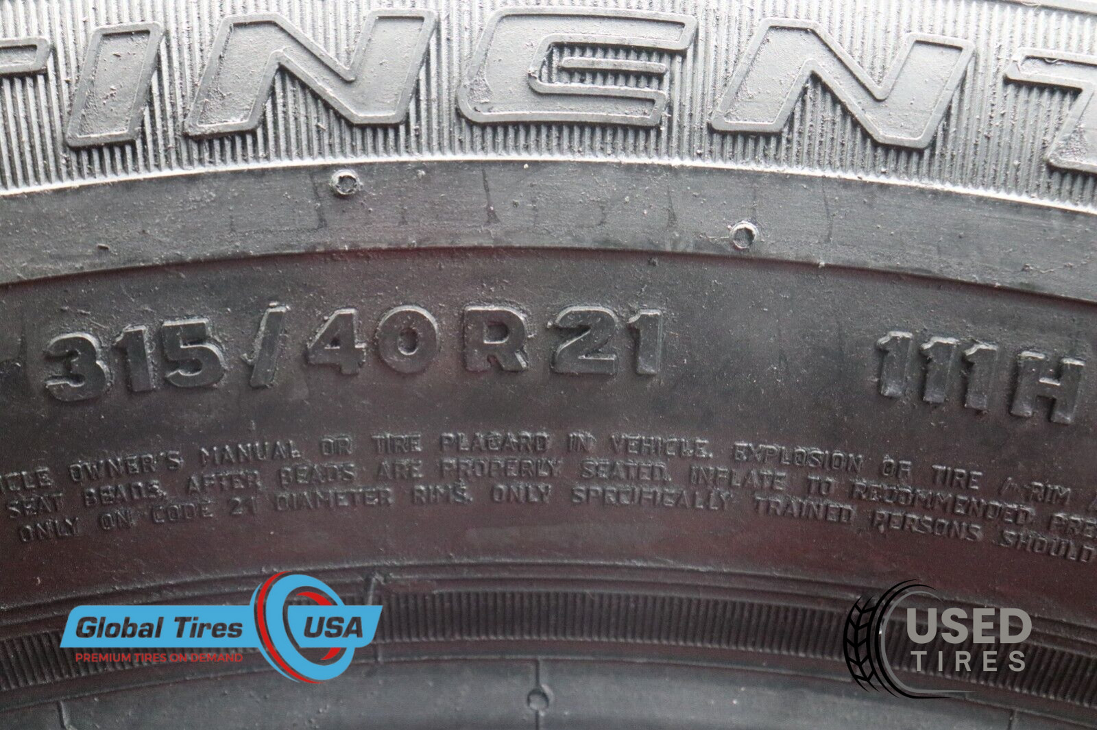 2 Used Continental CrossContact LX Sport MO 315/40R21 315/40/21 3154021 111H