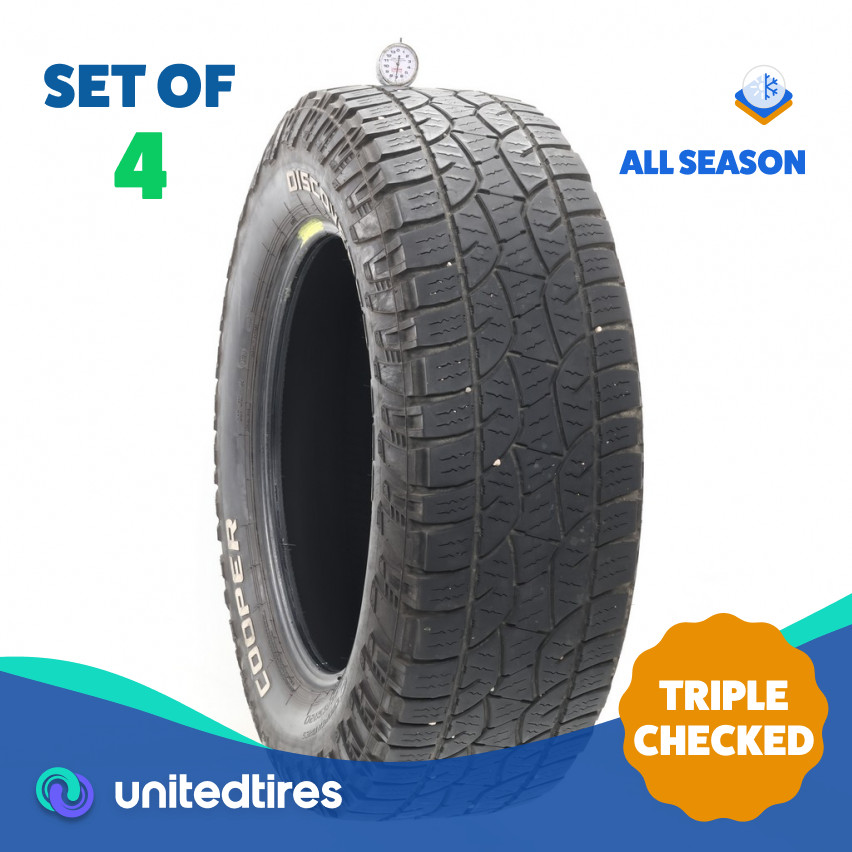 Set of (4) Used LT 275/65R20 Cooper Discoverer ATP II 126/123S – 7-8.5/32