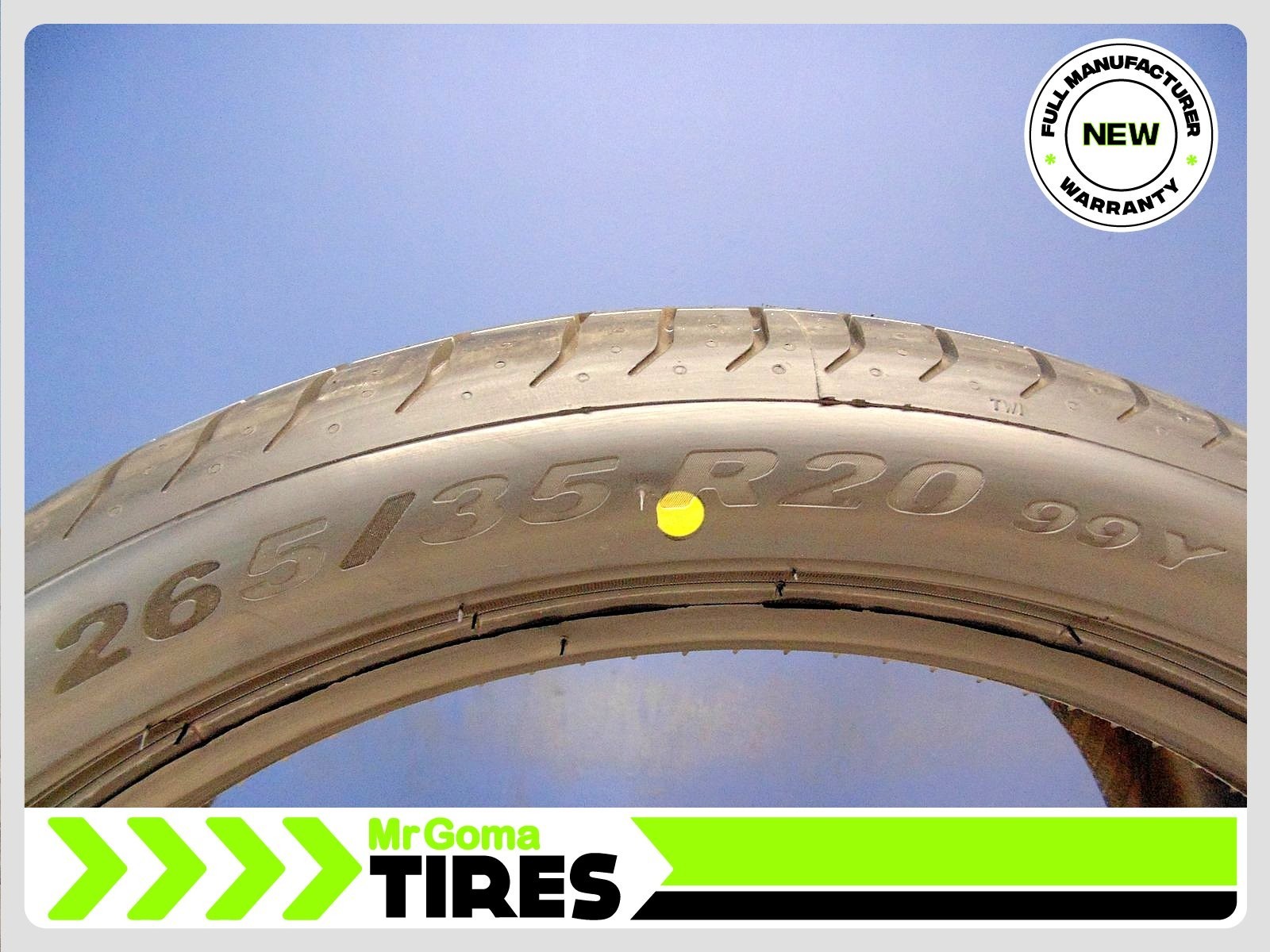 1 BRAND NEW TIRE PIRELLI P ZERO TM AO XL 265/35R20 99Y 2653520