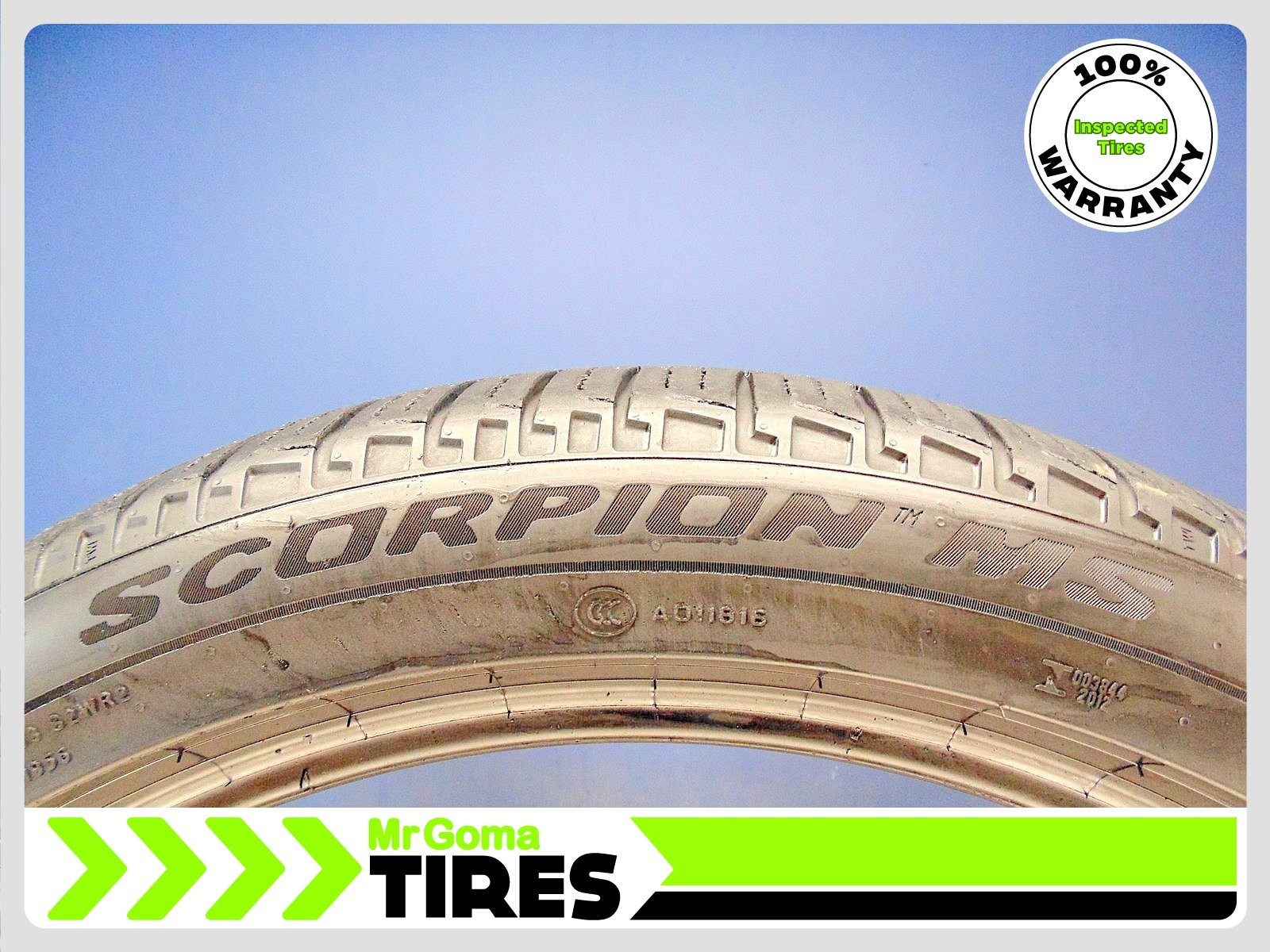 1 PIRELLI SCORPION MS LR PNCS XL HL285/40R23 USED TIRE 7.3/32 TREAD 115Y 2854023