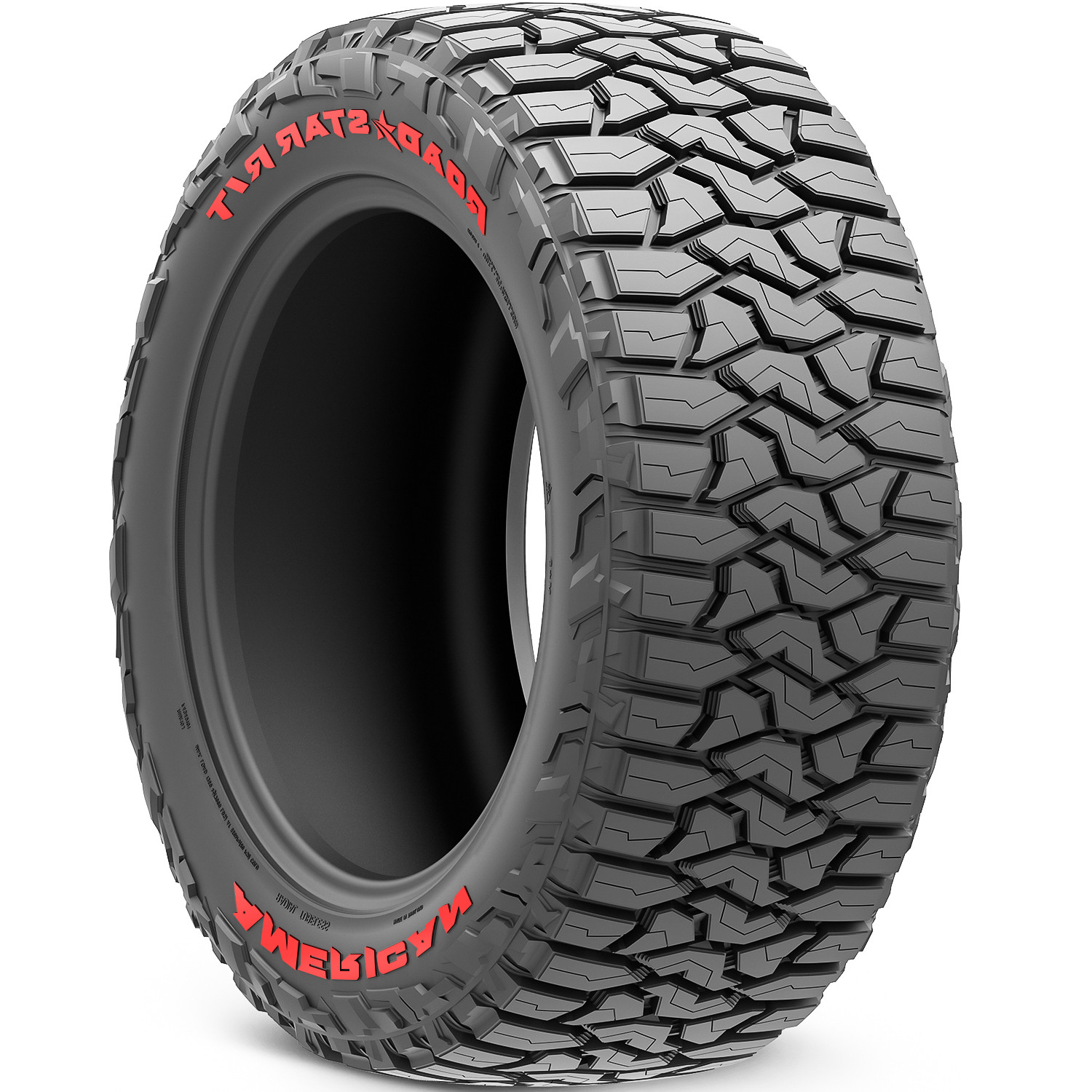 Tire American Roadstar R/T LT 33X12.50R18 Load F 12 Ply RT Rugged Terrain